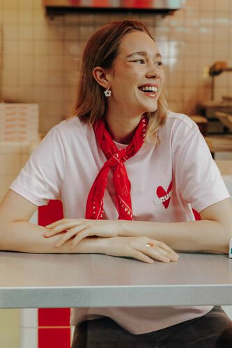 T-shirt imprimé devant