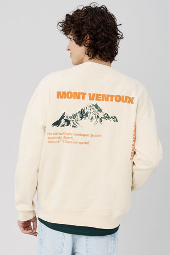 Sweat imprimé devant/dos