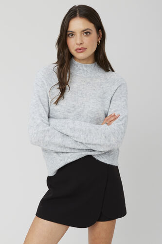 Pull col montant premium